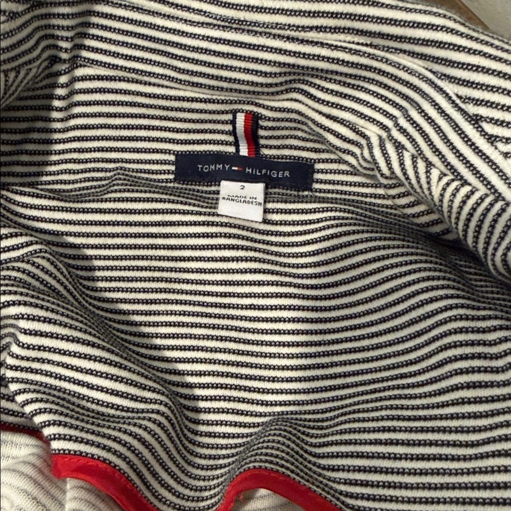 Women's Striped Blazer Jacket - Picture 7 of 10